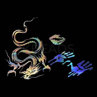 Car Decals- 1 Pcs Hand Car Hood Sticker ST-F711-2-1