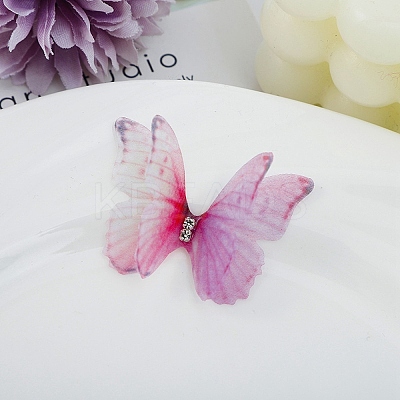 Gradient Color 2-Layer Fibre Tulle Ornament Accessories DIY-WH0449-15C-1
