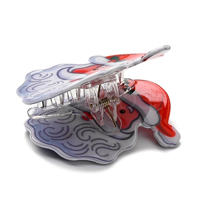 Christmas Claw Plastic Claw Hair Clips PHAR-K006-01E-1