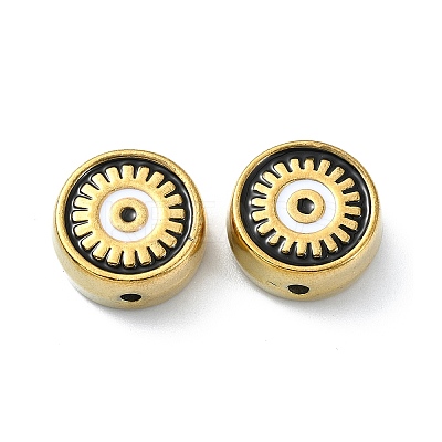 Ion Plating(IP) 304 Stainless Steel Enamel Beads STAS-Q318-13C-1