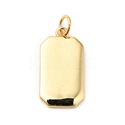 Rack Plating Brass Pendants KK-H431-50G-1