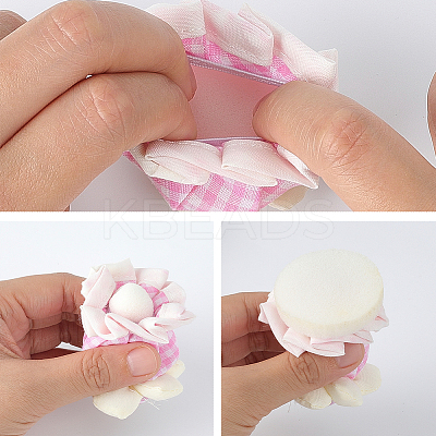 4Pcs 4 Colors Cotton Door Knob Cover DIY-GF0011-49-1