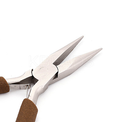55# Steel Needle Nose Pliers with Non-Slip Comfort Grip Handles TOOL-N008-13-1