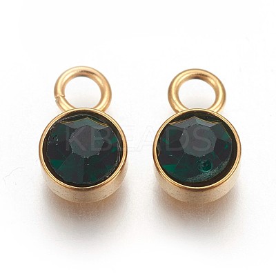 Ion Plating(IP) Glass Rhinestone Charms STAS-F189-B03-1