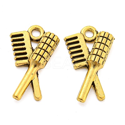 Tibetan Style Alloy Pendants TIBEP-T052-02AG-RS-1