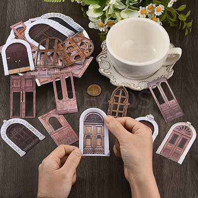 5 Sets 5 Styles Windows Themes Paper Stickers DIY-SP0005-60-1