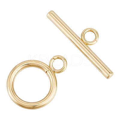 20Pcs 304 Stainless Steel Toggle Clasps STAS-BBC0003-13-1