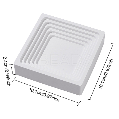 Gesso Jewelry Plate DJEW-WH0043-28B-1