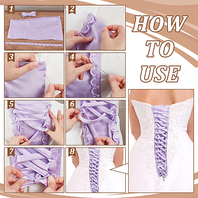 Women's Wedding Dress Zipper Replacement DIY-WH0622-050C-1