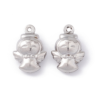 Non-Tarnish 304 Stainless Steel Charms STAS-C057-04P-1