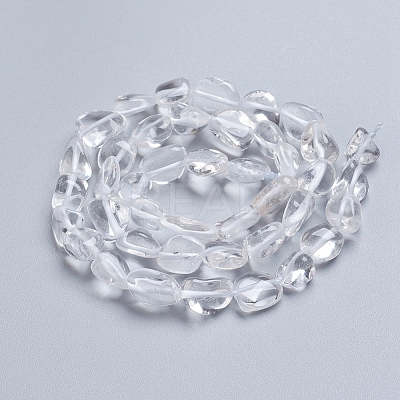 Natural Quartz Crystal Beads Strands X-G-G841-A12-1