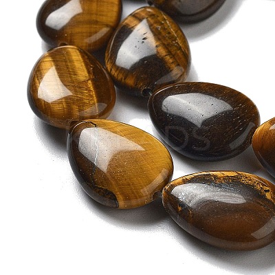Natural Tiger Eye Beads Strands G-P528-L08-01-1