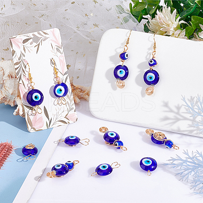 18Pcs 3 Style Handmade Lampwork Pendants FIND-AR0003-01-1