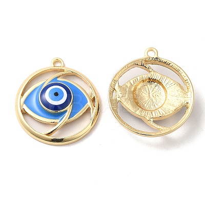 Alloy Enamel Pendants PALLOY-E027-VF802-1
