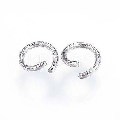 Tarnish Resistant 304 Stainless Steel Open Jump Rings STAS-F110-10P-1
