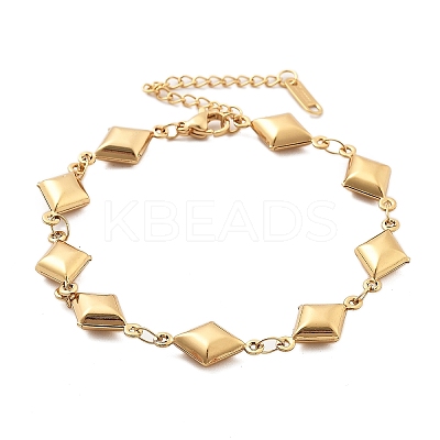 304 Stainless Steel Link Chain Bracelets for Women BJEW-U021-08G-05-1