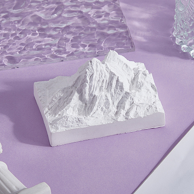 Gesso Mountain Statue Ornaments AJEW-WH0505-66B-1