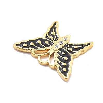 304 Stainless Steel Eanmel Pendants RESI-R155-017G-1