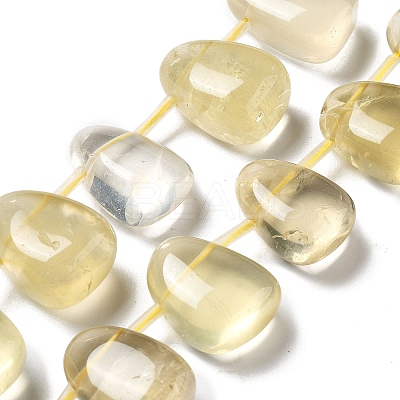 Natural Lemon Quartz(Heated) Beads Strands G-P528-E01-01-1