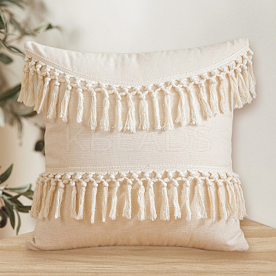 1PC Cotton Pillow Covers AJEW-DJ0004-04A-1