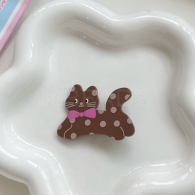 Cute Acrylic Alligator Hair Clips PW-WG54A16-02-1