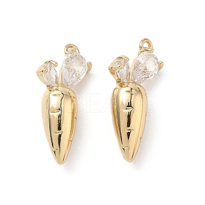Brass Micro Pave Cubic Zirconia Pendants LS-KK-L260-14G-1