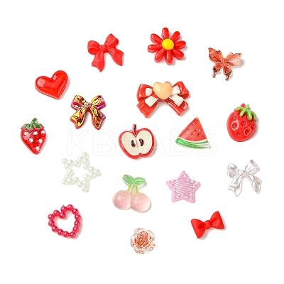 200Pcs Resin Cabochons MRMJ-CJ0001-25-1