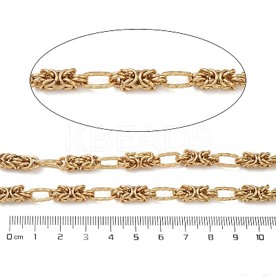 304 Stainless Steel Knot Link Chains CHS-G050-10G-1