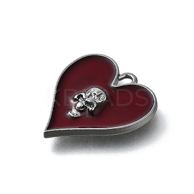 Alloy Enamel Gothic Style Pendants PALLOY-R157-06B-08A-1