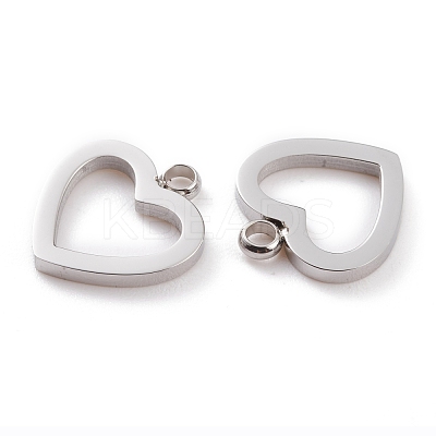 Non-Tarnish 304 Stainless Steel Charms STAS-Y002-04P-1