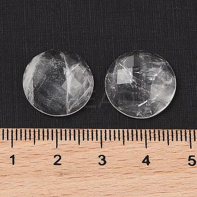 Natural Quartz Crystal Rock Crystal Cabochons G-C146-03N-1