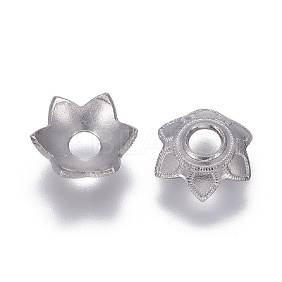 Tarnish Resistant 201 Stainless Steel Bead Caps STAS-L234-001P-1