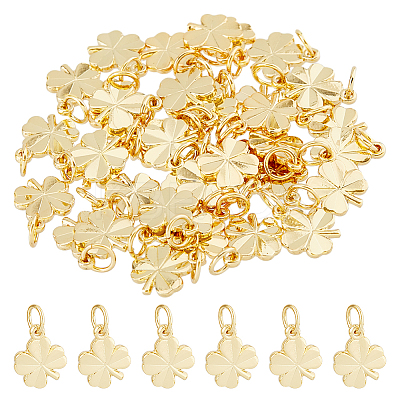 40Pcs Brass Charms KK-DC0003-78-1