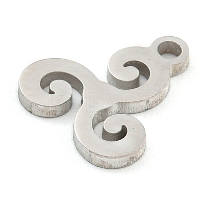 Non-Tarnish 304 Stainless Steel Charms STAS-Z076-01P-03-1