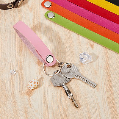 30Pcs 10 Colors Imitation Leather Simple Plain Cord Bracelets Set BJEW-DC0001-05-1