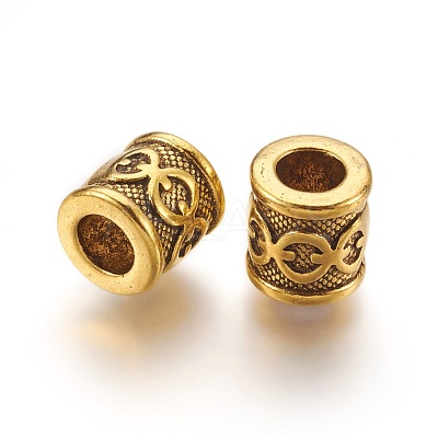 Tibetan Style Alloy Spacer Beads X-K08KH031-1