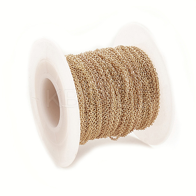 Brass Cable Chains CHC-S003-15G-1