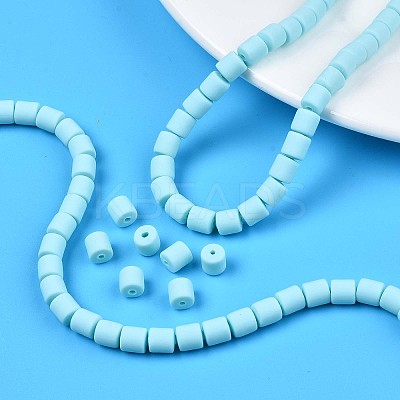 Handmade Polymer Clay Beads Strands CLAY-ZX006-01-72-1