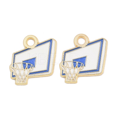 Alloy Enamel Pendants FIND-I065-01B-G-1