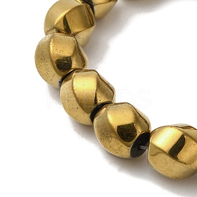Electroplated Synthetic Magnetic Hematite Beads Strands G-I364-J01-1