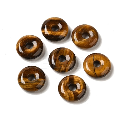 Natural Tiger Eye Pendants G-C066-02H-1