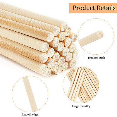 Round Bamboo Sticks WOOD-WH0030-83H-1