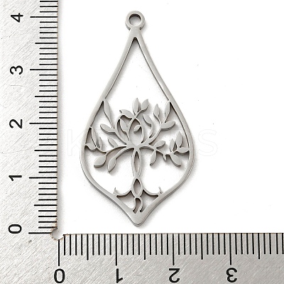 Non-Tarnish 304 Stainless Steel Pendants STAS-K253-07P-1