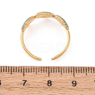 304 Stainless Steel Cuff Rings RJEW-D334-01D-G-1