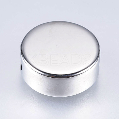 Tarnish Resistant 304 Stainless Steel European Beads STAS-I072-026P-1