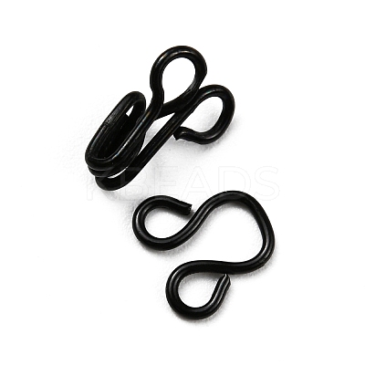 Brass Garment Hook and Eye KK-WH0044-93EB-1