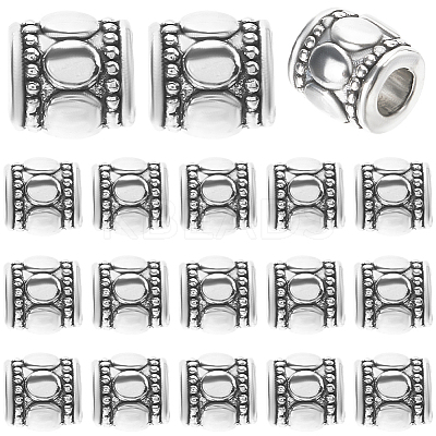 100Pcs Tibetan Style Alloy Beads FIND-SP0002-23-1