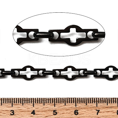 304 Stainless Steel Hollow Cross Link Chains CHS-S012-14B-1