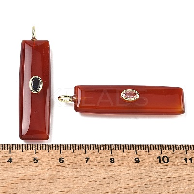 Natural Carnelian Pendants G-H318-03G-07-1