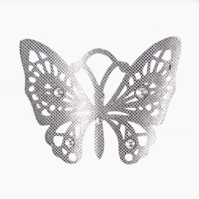 Tibetan Style Alloy Rhinestone Big Pendants PALLOY-E478-01AS-1
